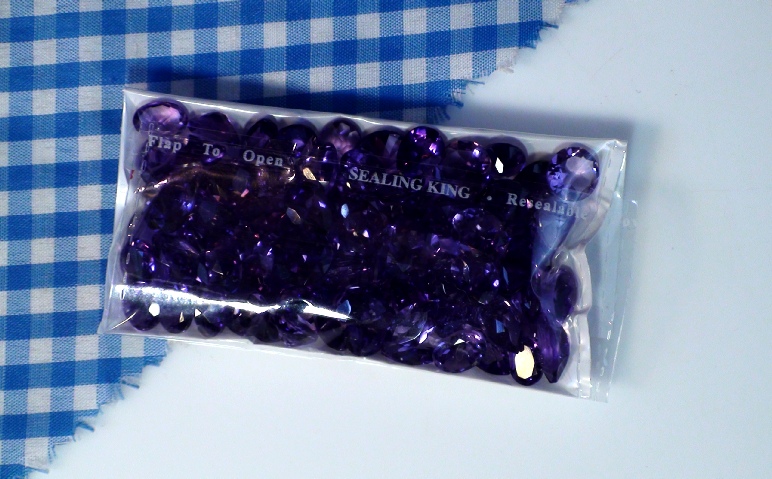 Amethyst Faceted Gemstone Lot of 200 carets in Bag