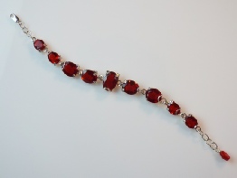 Marco Redundum Bracelet, the finest Strawberry Quartz available