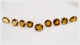 Golden Citrine Gemstone Kit of 25 carets