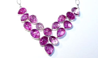 Purple Heart Quartz Necklace