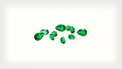 Beautiful India Green Chromere Quartz Gemstone Lot of 25 carets, Pear shaped