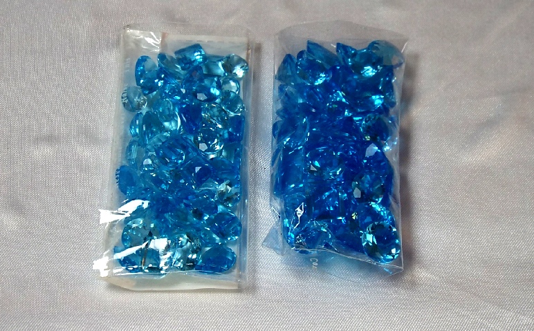 2 Faceted Gemstone Lots of Ocean and Swiss Blue Topaz of 200 carets each